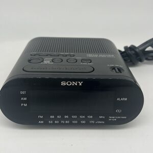 Sony Dream Machine Clock Radio - Black (ICFC218) Tested And Working